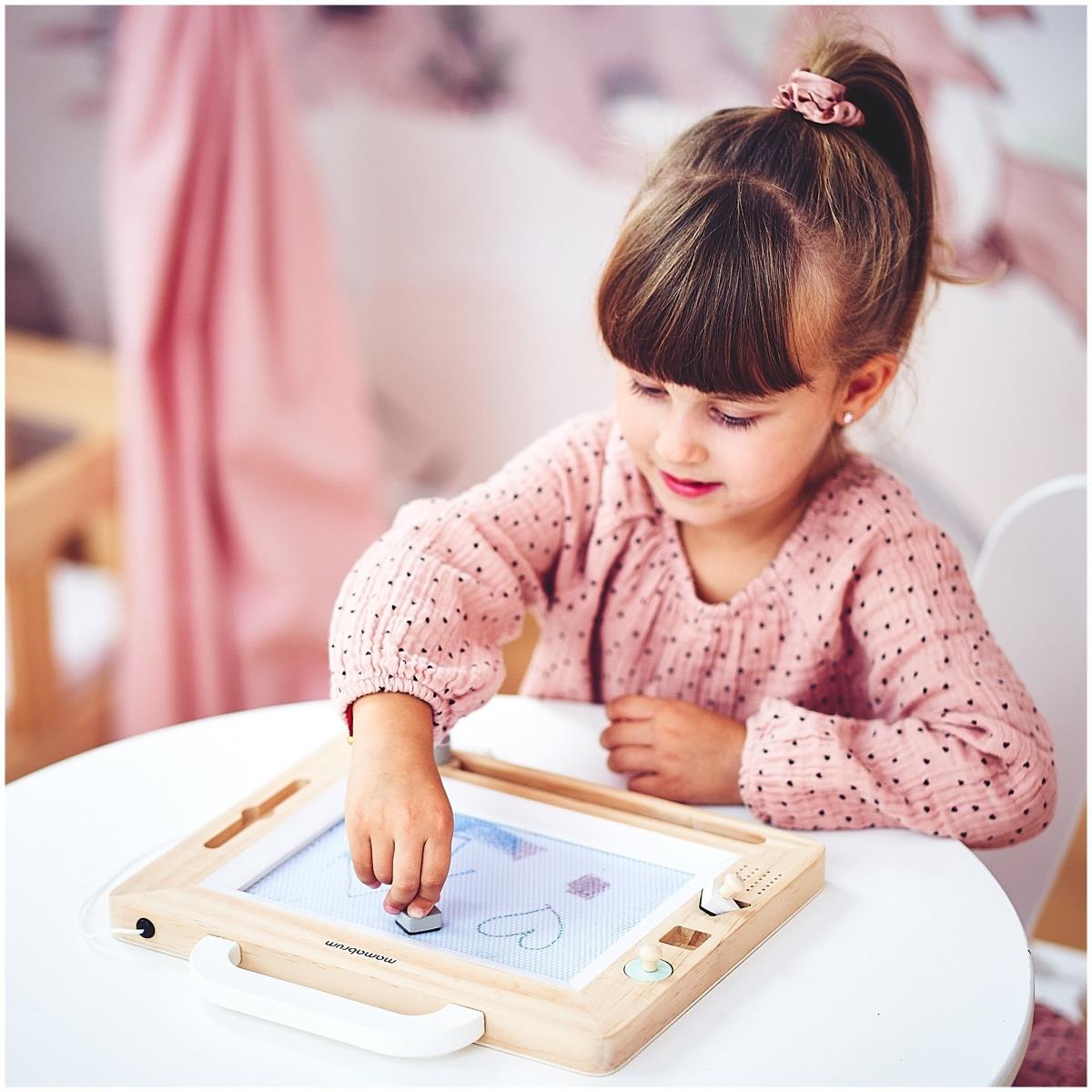 Holz-Sammelalbum mit Stempeln – Zeichenbrett