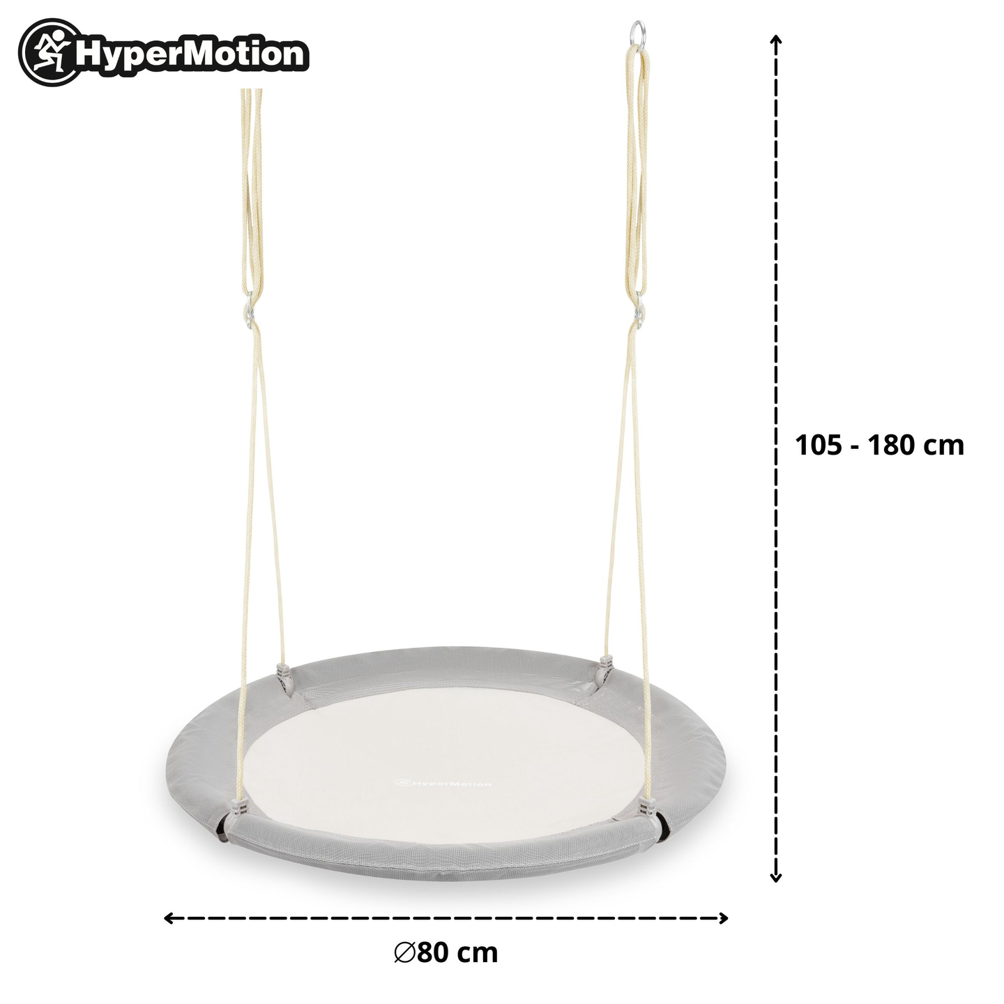 Doppelschaukel mit Zubehör - Stahlgestell - Storchennest, Schaukel und Hängematte