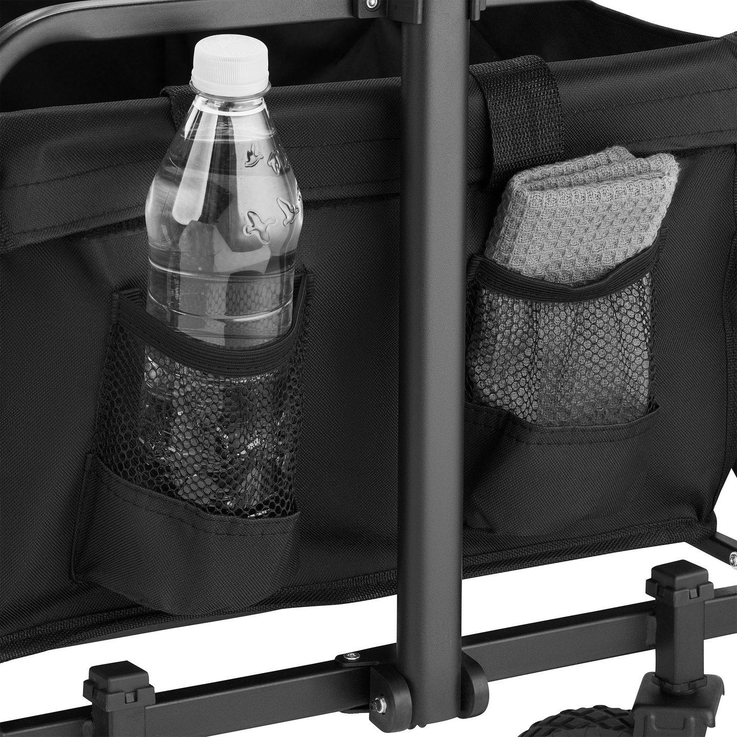 HyperMotion faltbarer Strandrollstuhl - schwarz, 80 kg