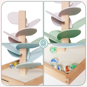 Holz-Kulodrom - Klangbaum mit Kugeln