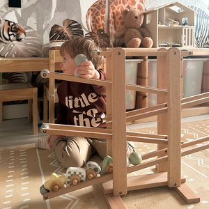 Große Holzsackgasse - Rutsche mit Drehelementen