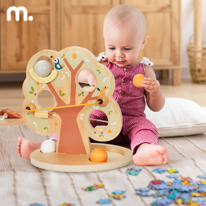 Holzkugelrutschbahn - Grüner Baum