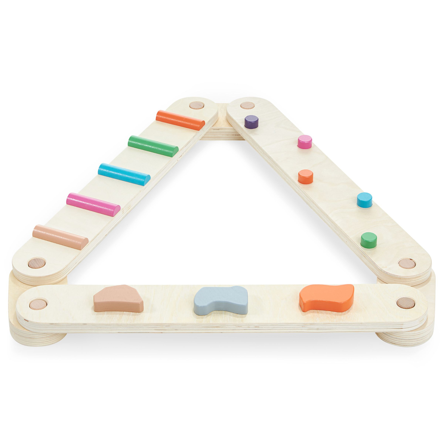 Balancierstrecke aus Holz - Sinnespfad - 14 Elemente