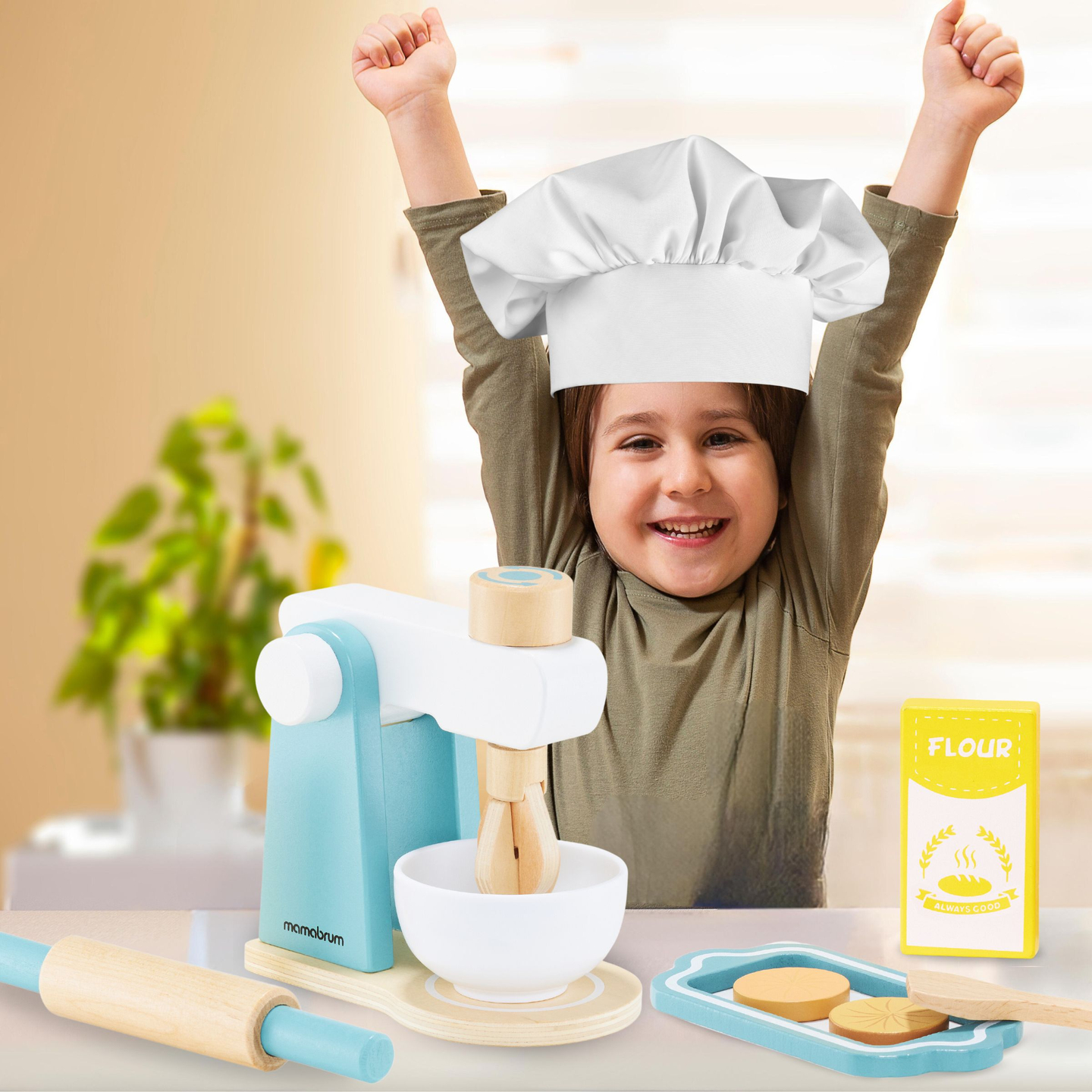 Holzmixer mit Zubehör