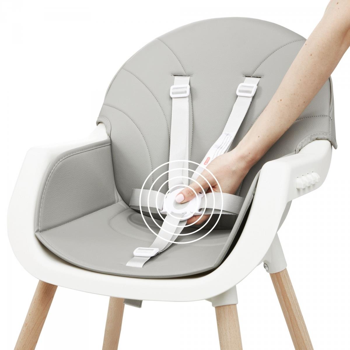 AMELIA Fütterungsstuhl 3in1 Moby-System, grau