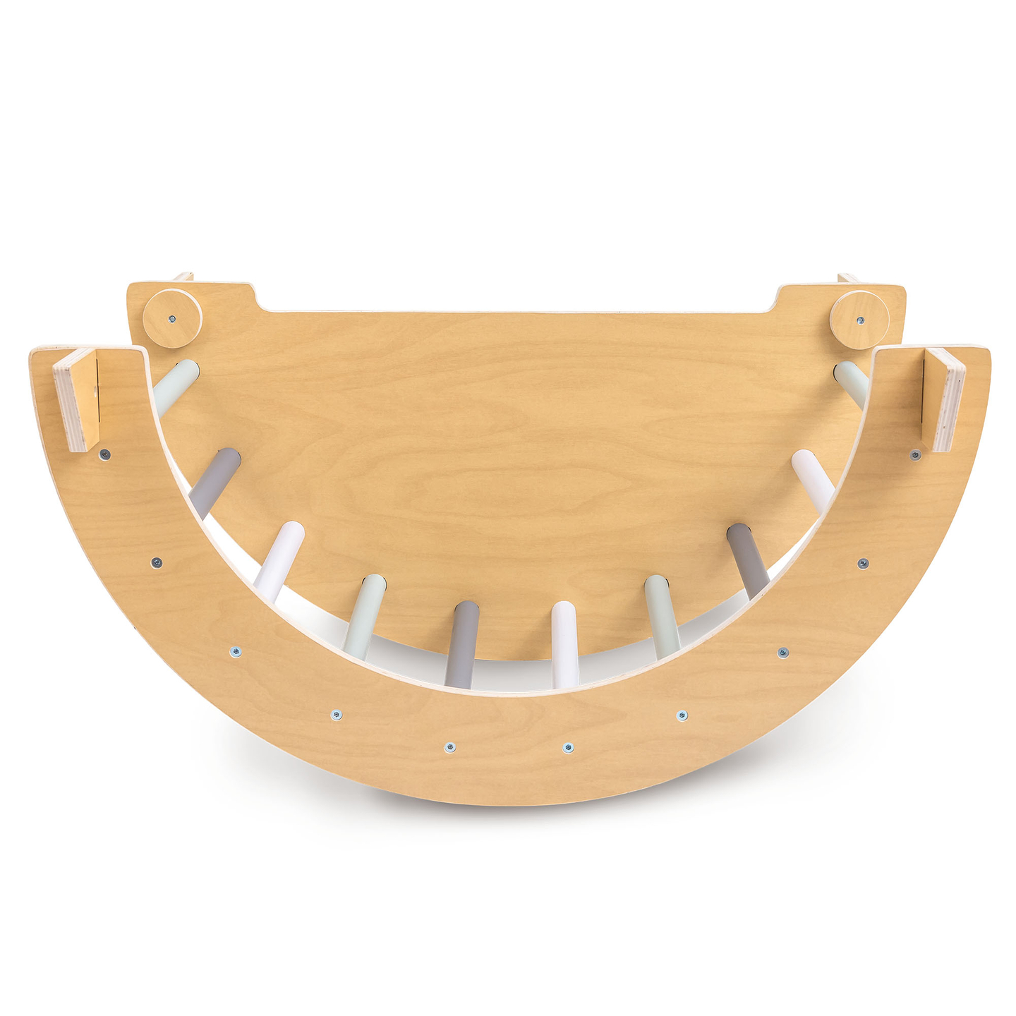 Indoor-Spielplatz aus Holz für Kinder – Kletterwand, Rutsche, Kletterbogen/-wippe und Pikler-Dreieck