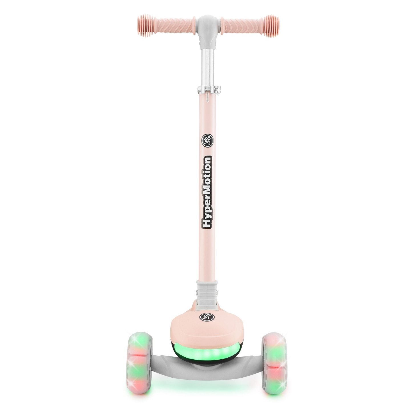 HyperMotion LUMI 3-in-1 Balance Scooter - beleuchtete Plattform und LED-Räder, Farbe rosa