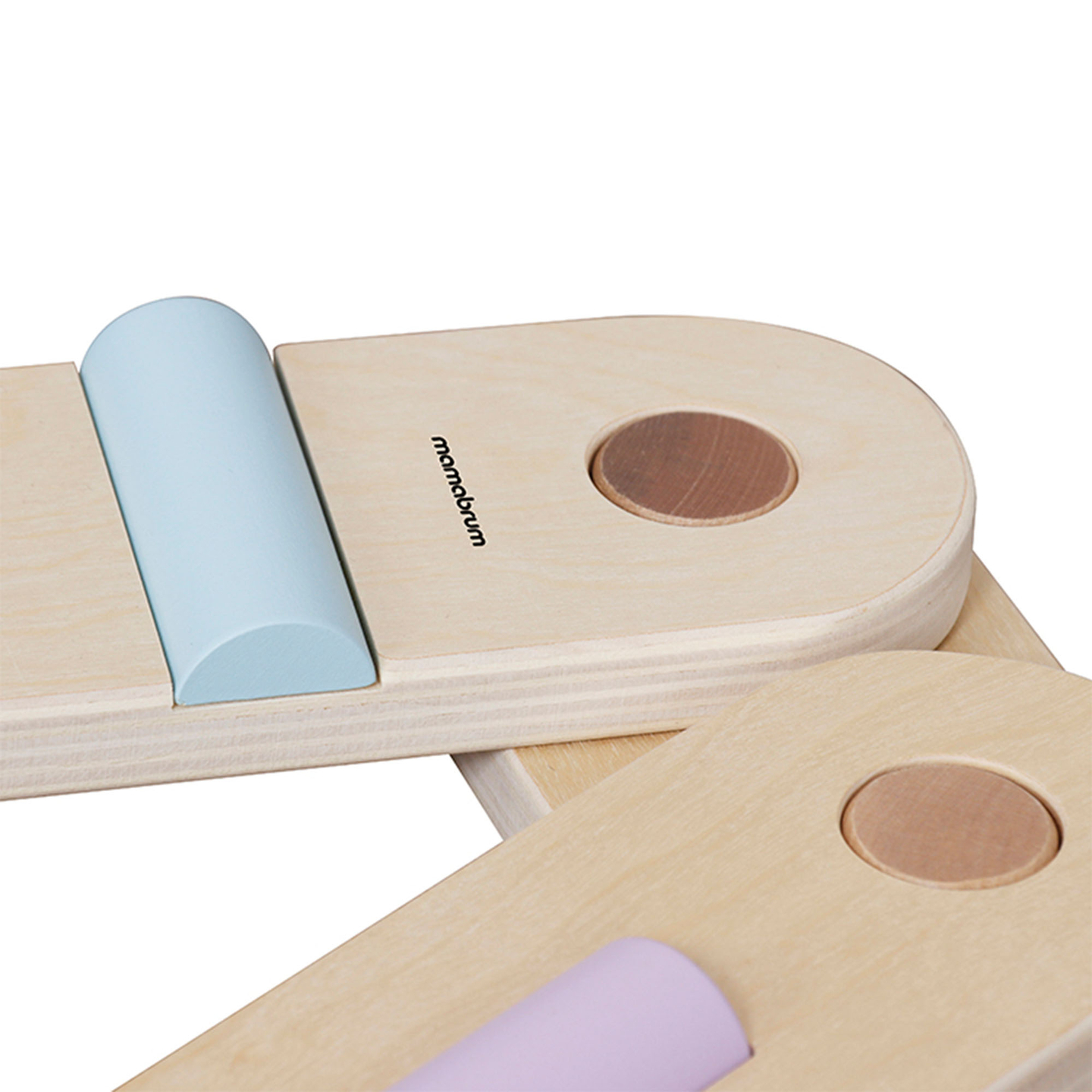 Großer Sinnespfad aus Holz - Balancierstrecke - 9 Elemente