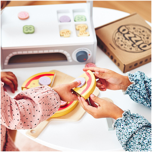 Pizzabackset aus Holz