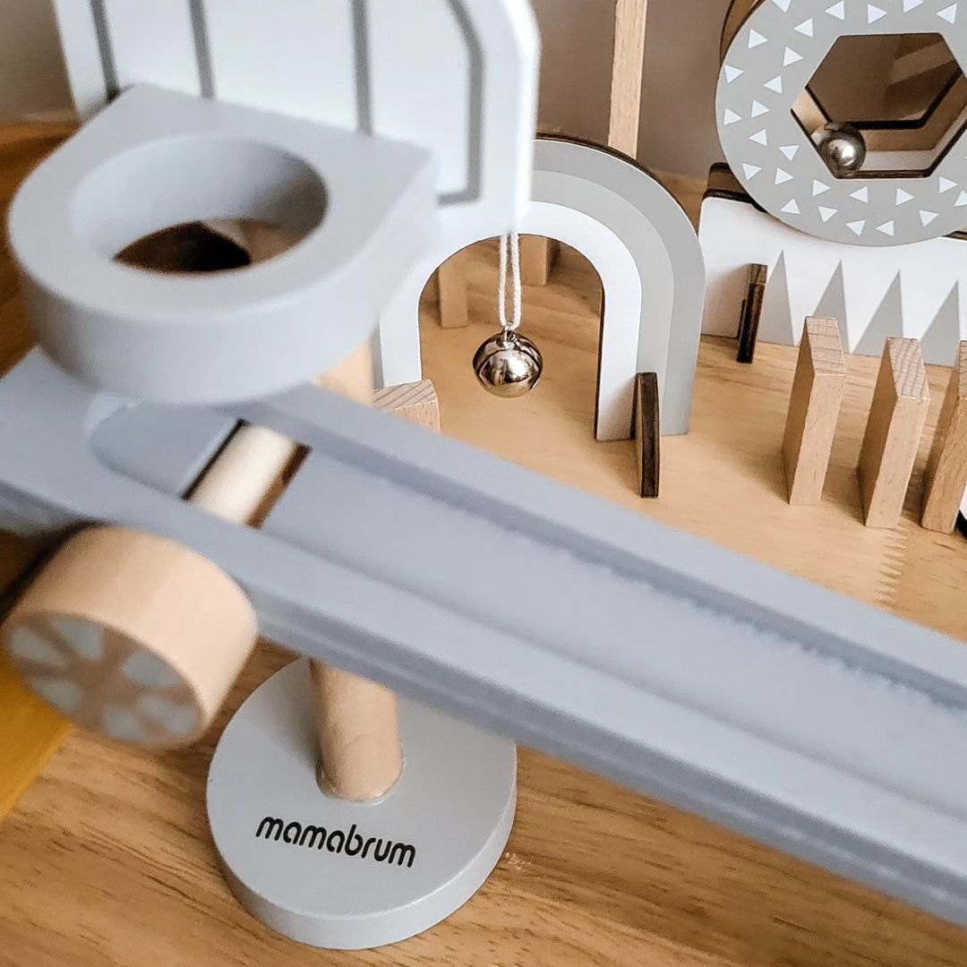 Hölzerne Dominosteine - Hindernisparcours - 48 Elemente