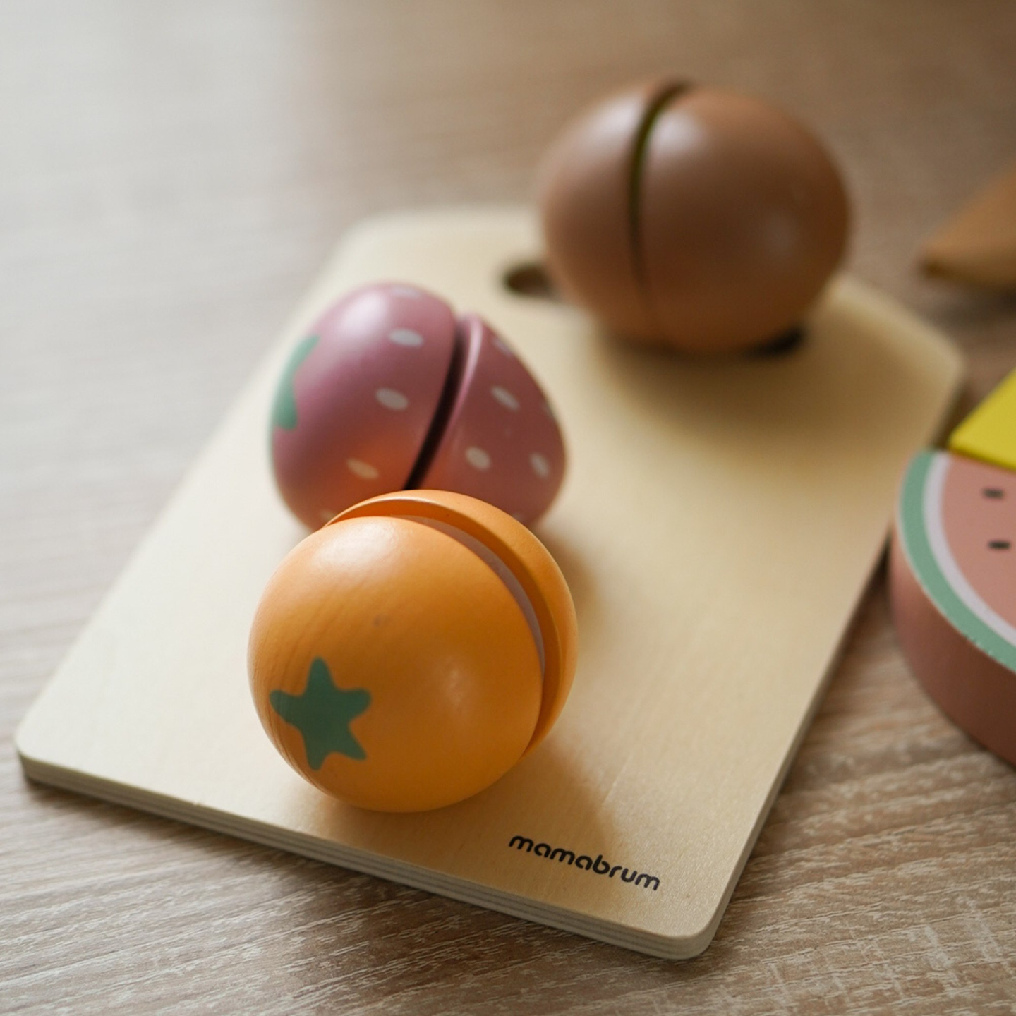 Schneideobst aus Holz - Set