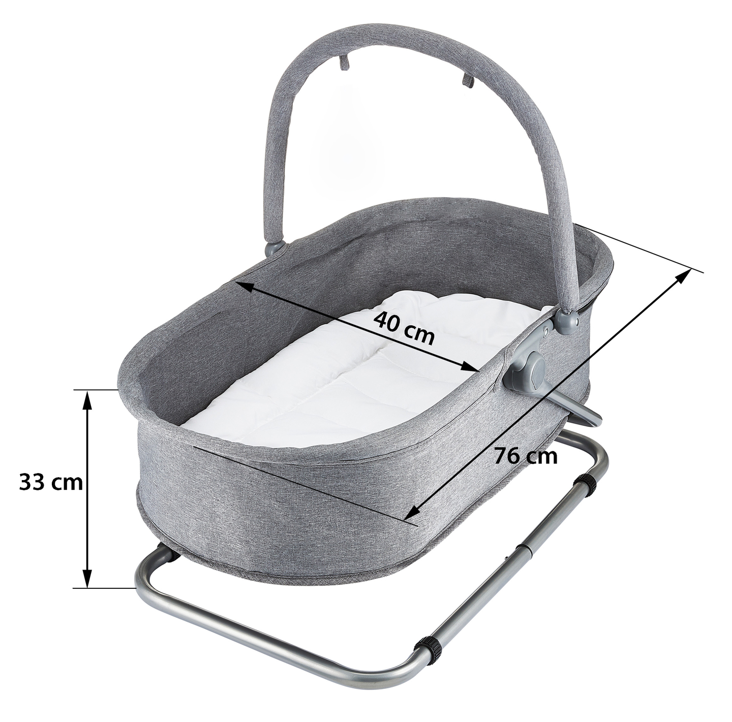 Liege + Wippe + Wiege 3in1 - Moby-System MILA