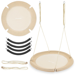 HyperMotion Storchennest-Schaukel - 100 cm Durchmesser, Farbe boho beige