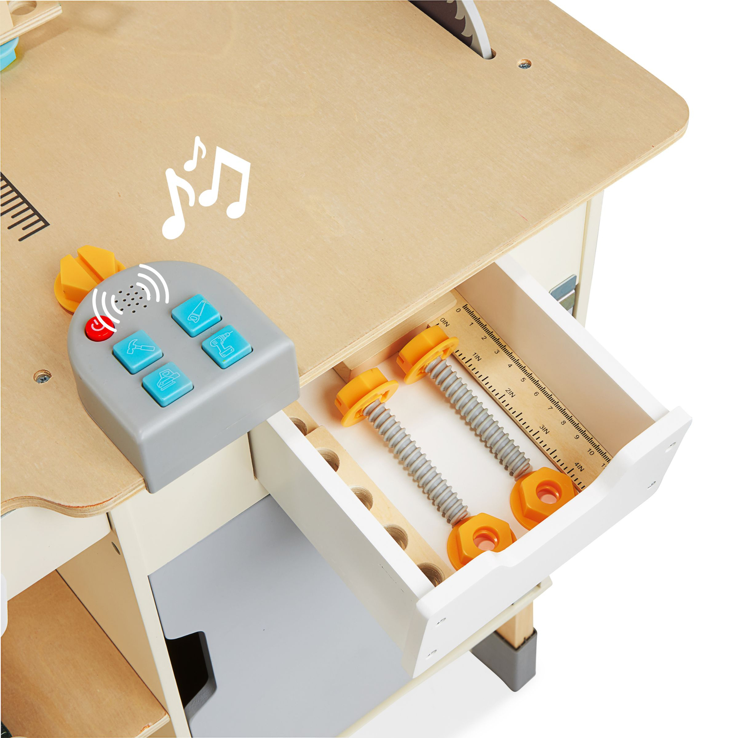 XXL Große Holzwerkstatt mit Werkzeugen - DIY-Set, 74 Elemente