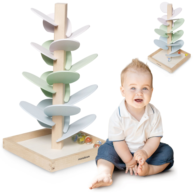 Holz-Kulodrom - Klangbaum mit Kugeln