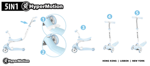 Roller 5in1 HyperMotion - Blau