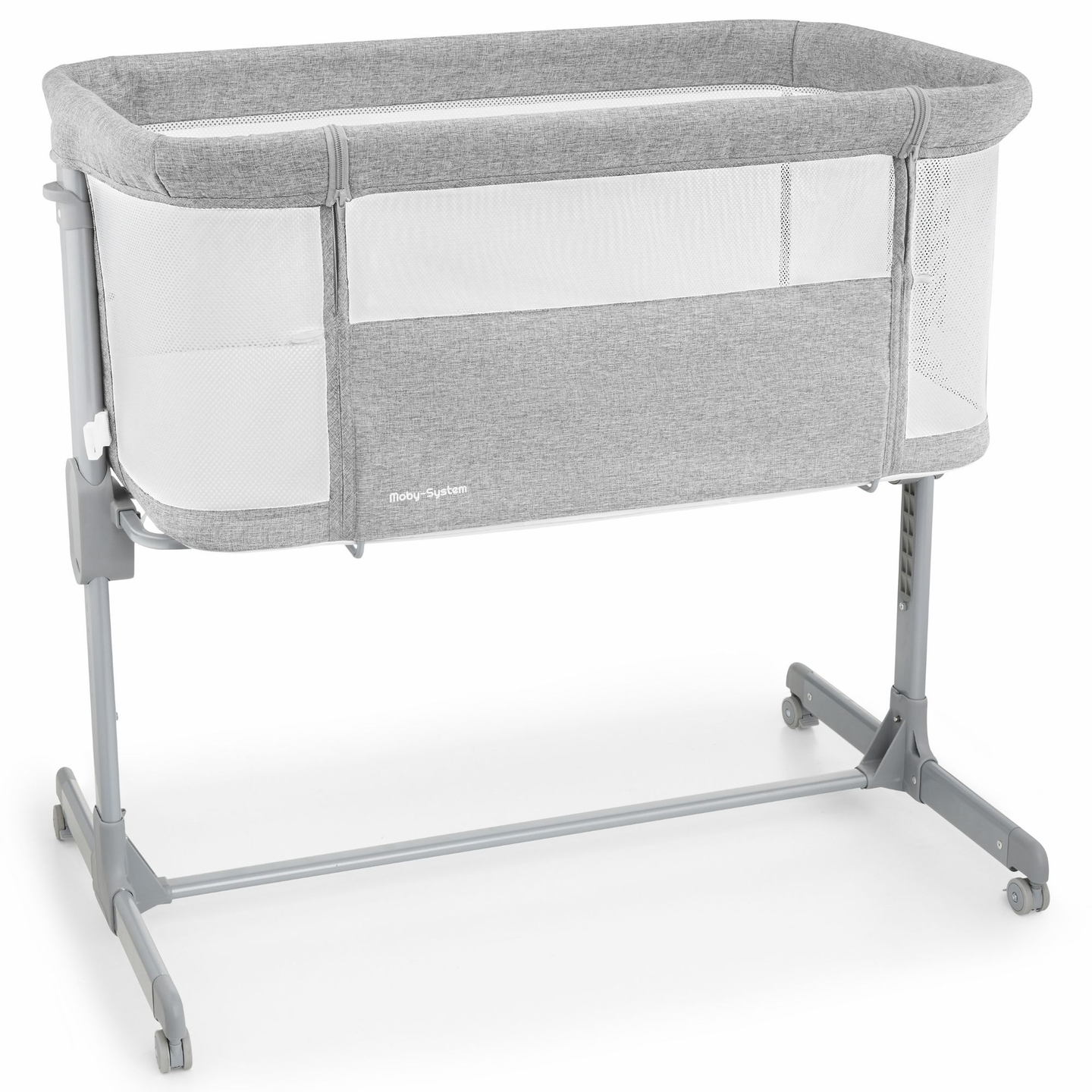 Ausziehbett Moby-System LUNA 3in1 - grau