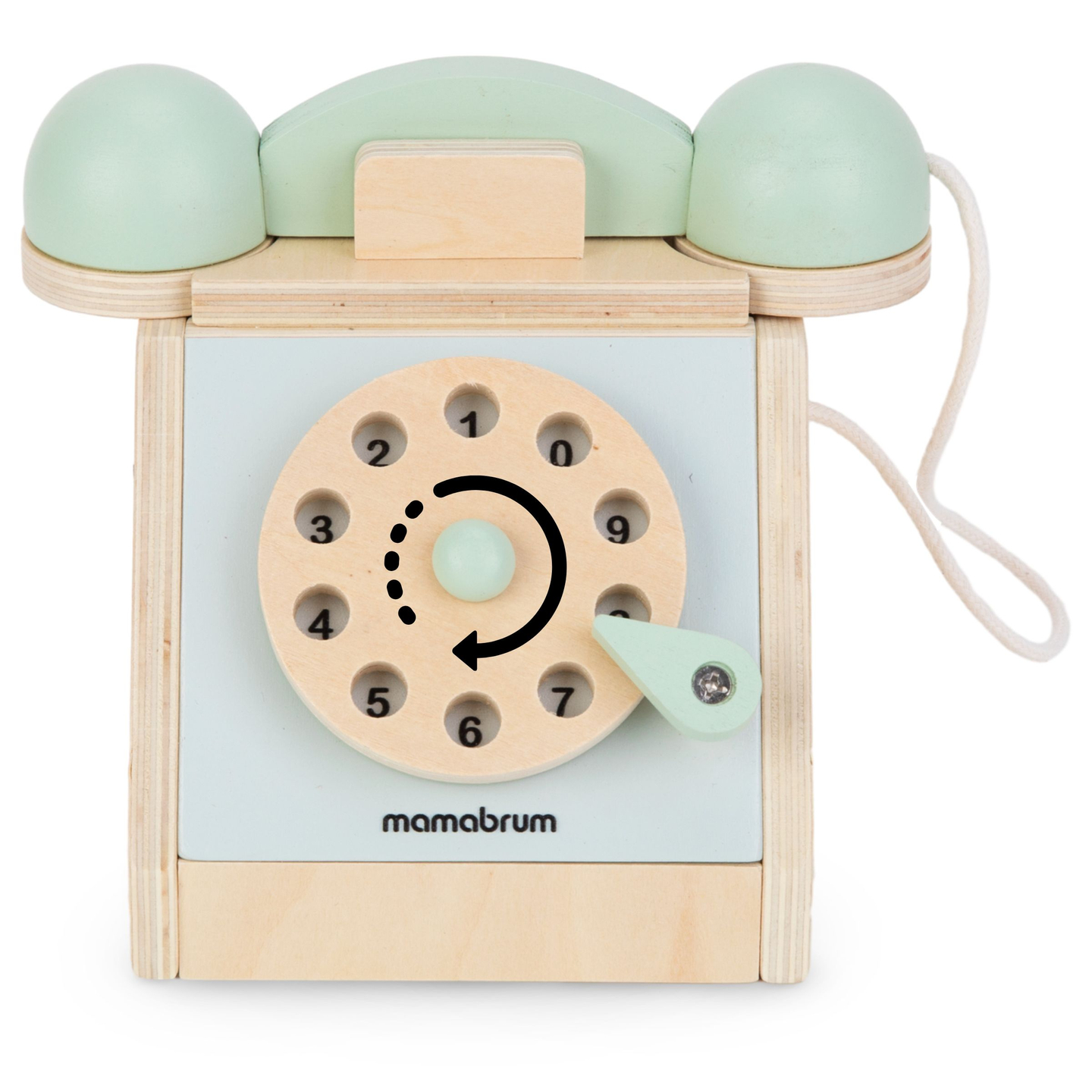 Retro-Holztelefon - neuwertig