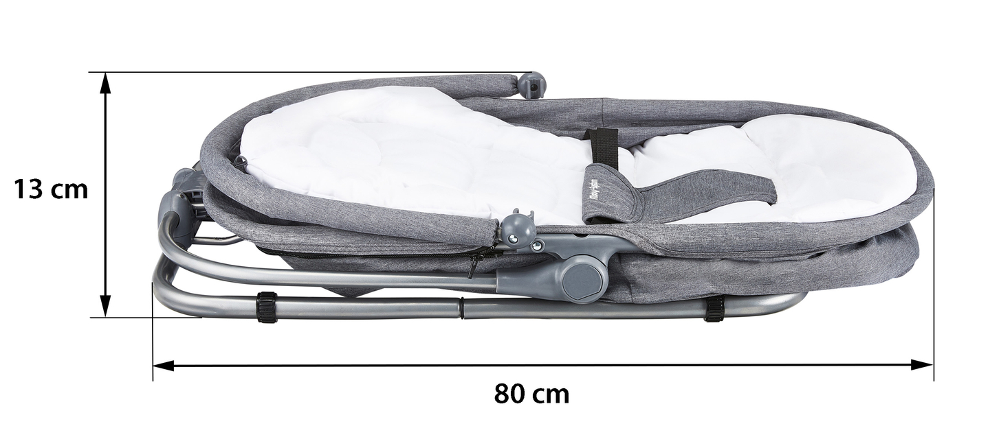 Liege + Wippe + Wiege 3in1 - Moby-System MILA