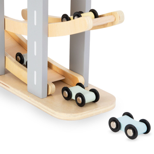 Holzbahn - Rutsche für Autos - 6 Etagen