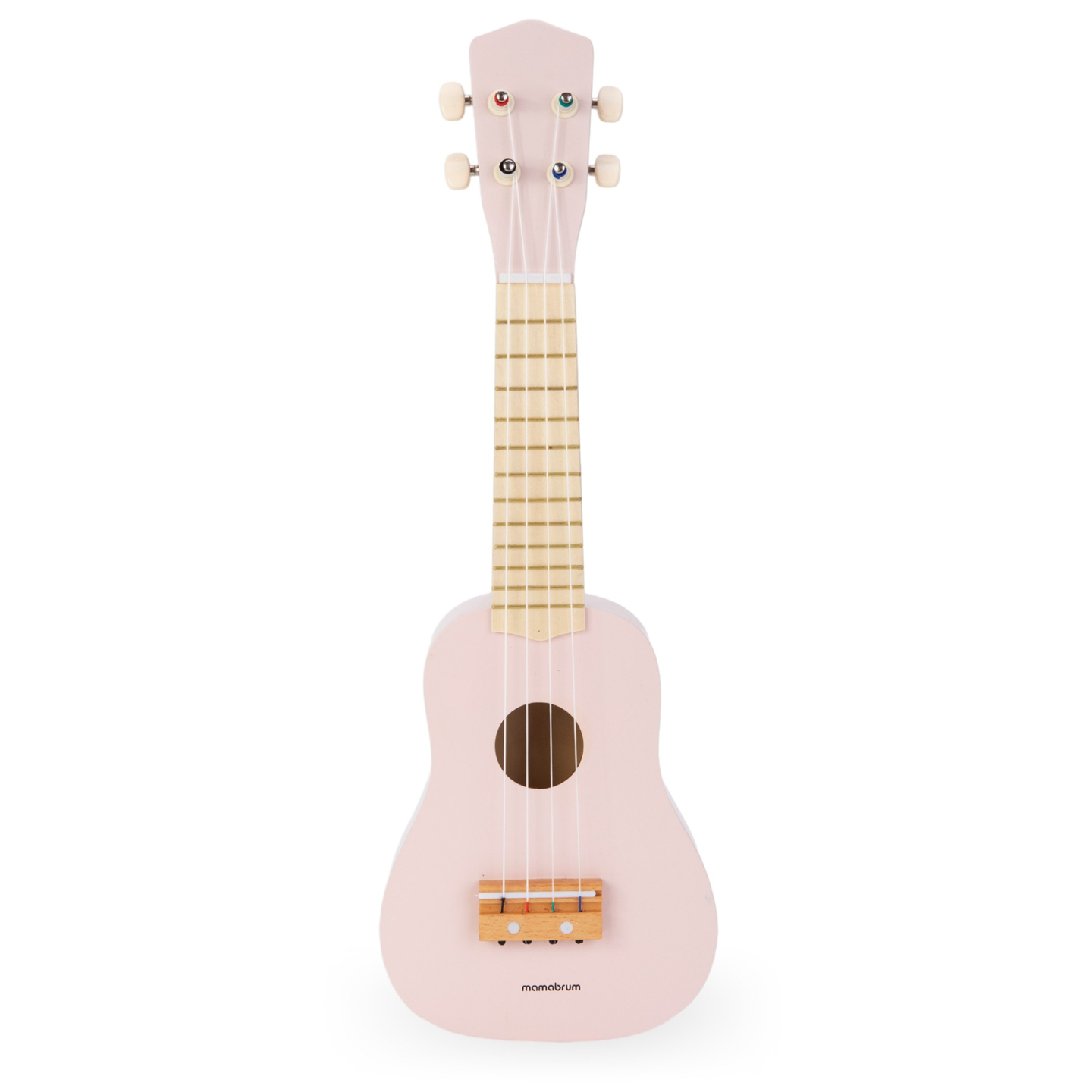 Hölzerne Gitarre für Kinder - Ukulele - rosa Farbe