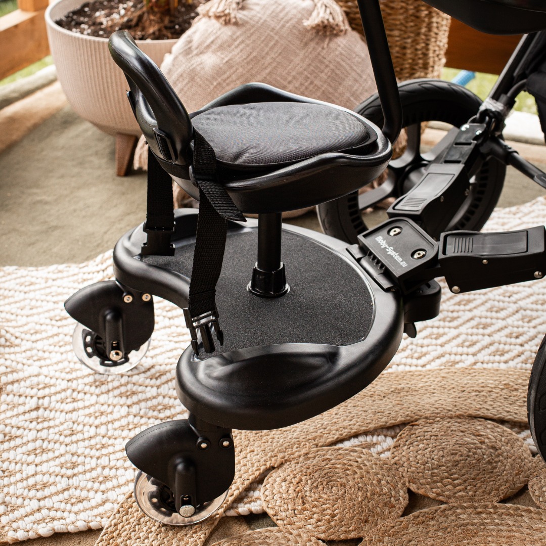 Beistellwagen mit Sitz zum Kinderwagen Mr. Buggy