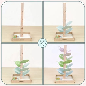 Holz-Kulodrom - Klangbaum mit Kugeln