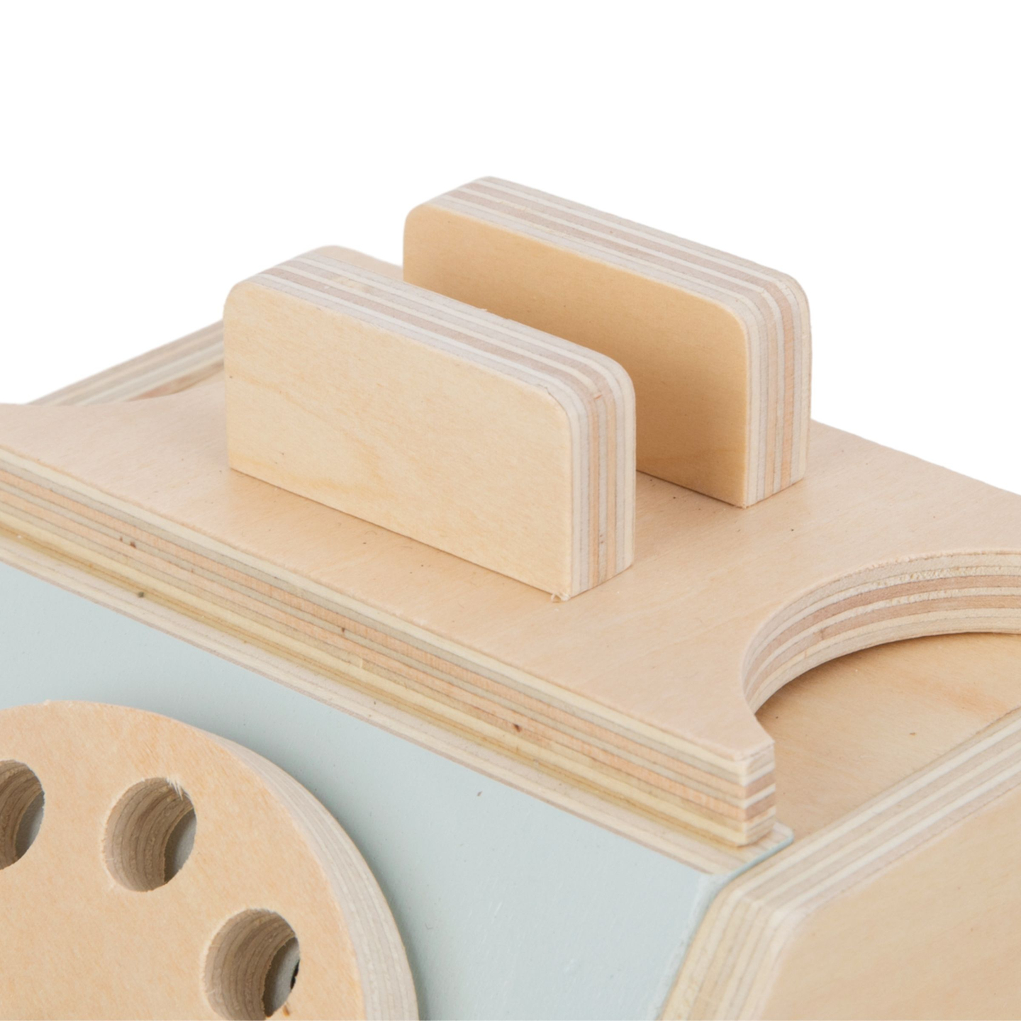 Retro-Holztelefon - neuwertig