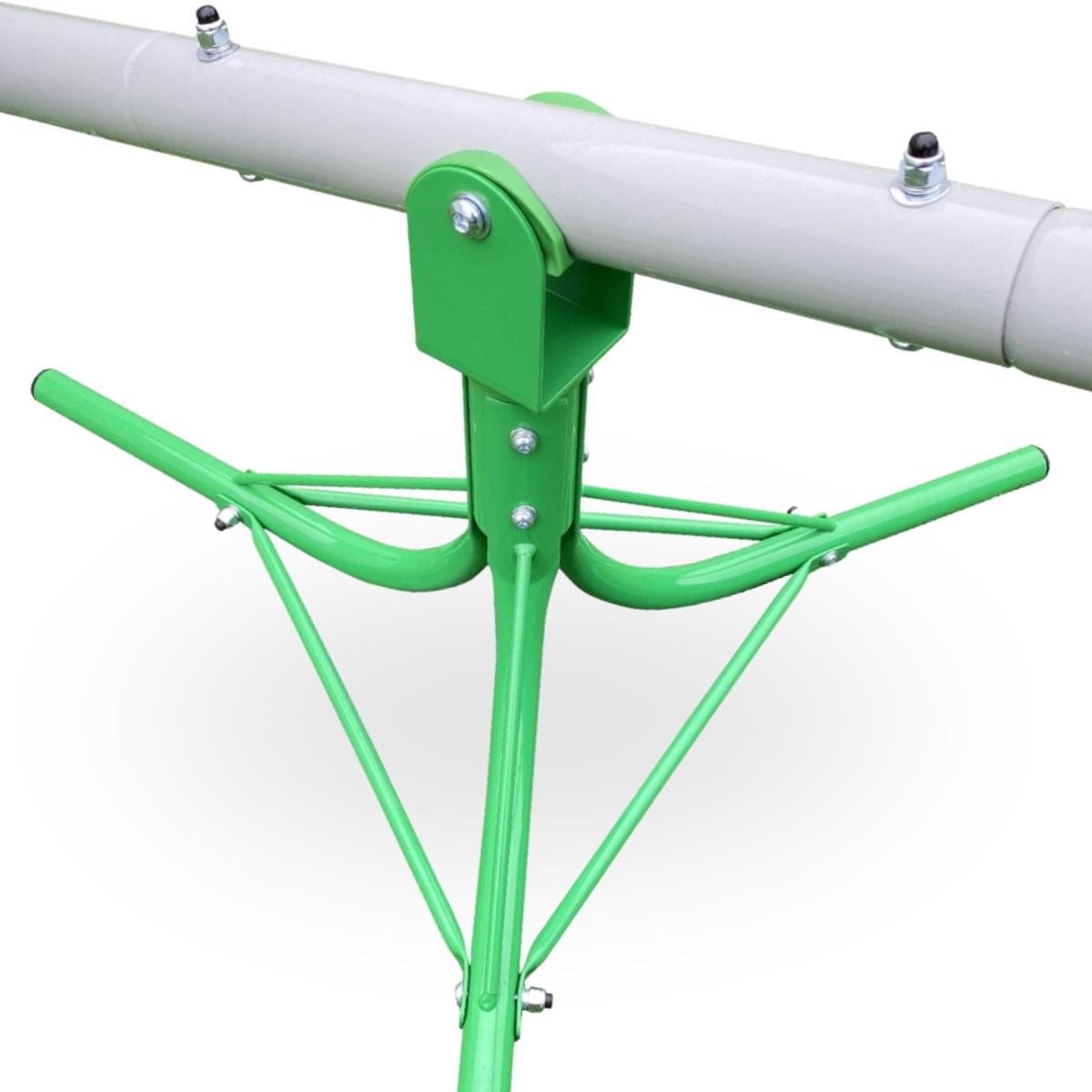 2-in-1-Schaukel-Gartenschaukel, 2-Personen-Schwebebalken mit 360-Grad-Karussellfunktion