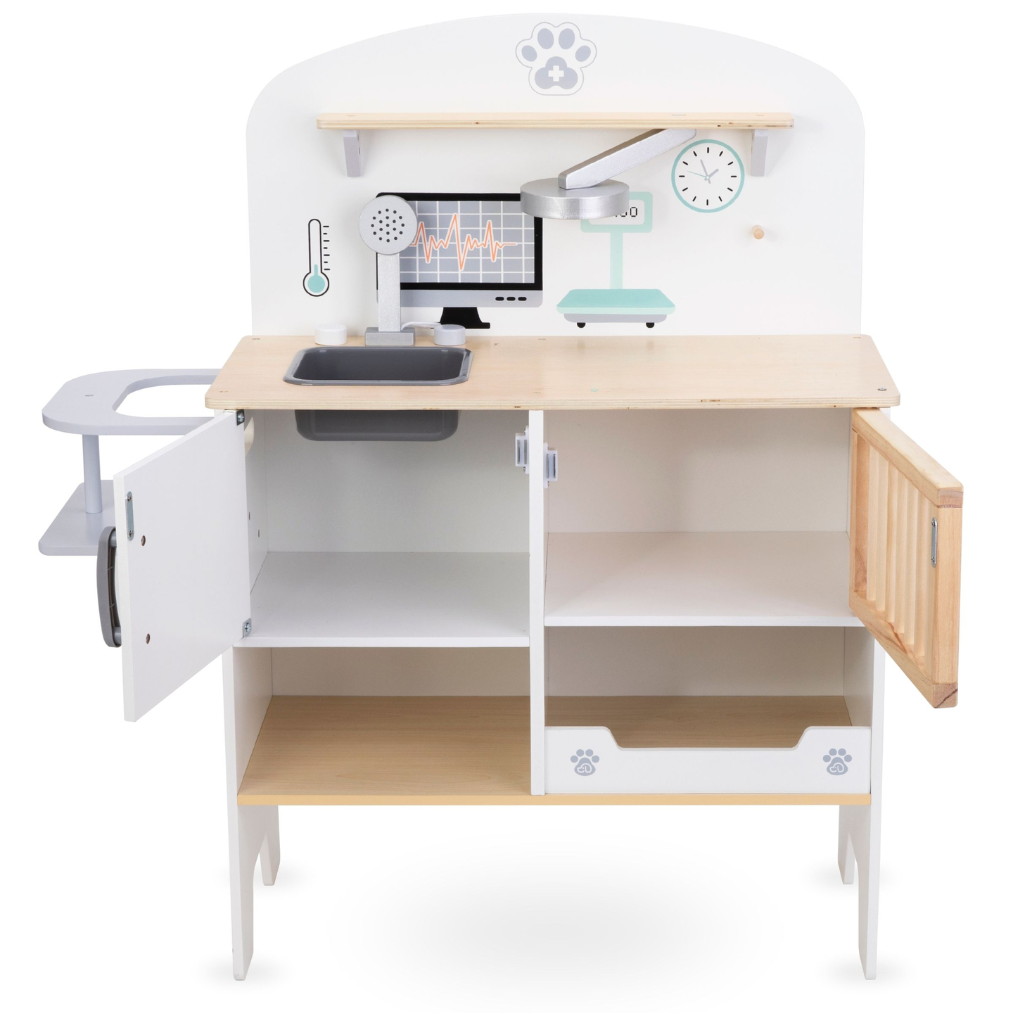 Tierklinik - Set aus Holz