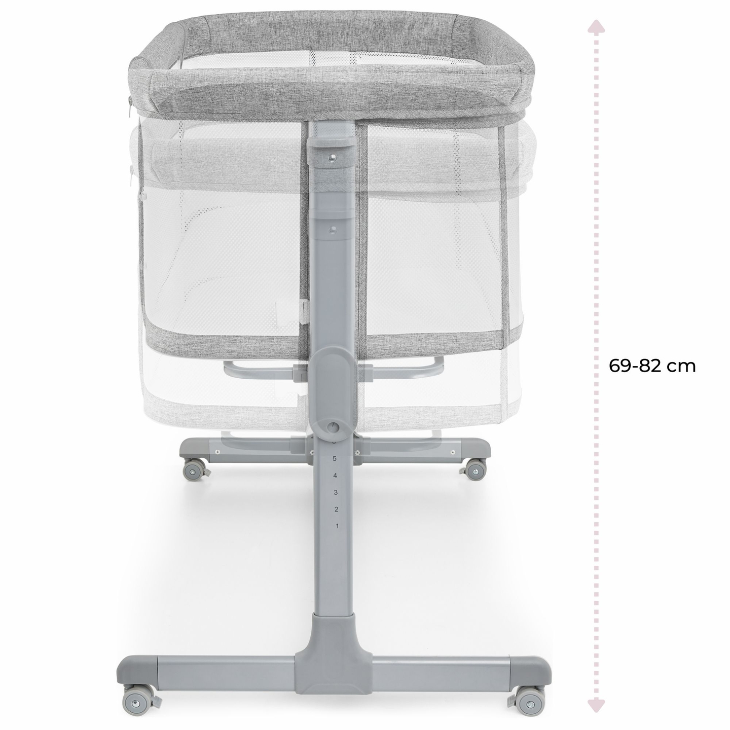Ausziehbett Moby-System LUNA 3in1 - grau