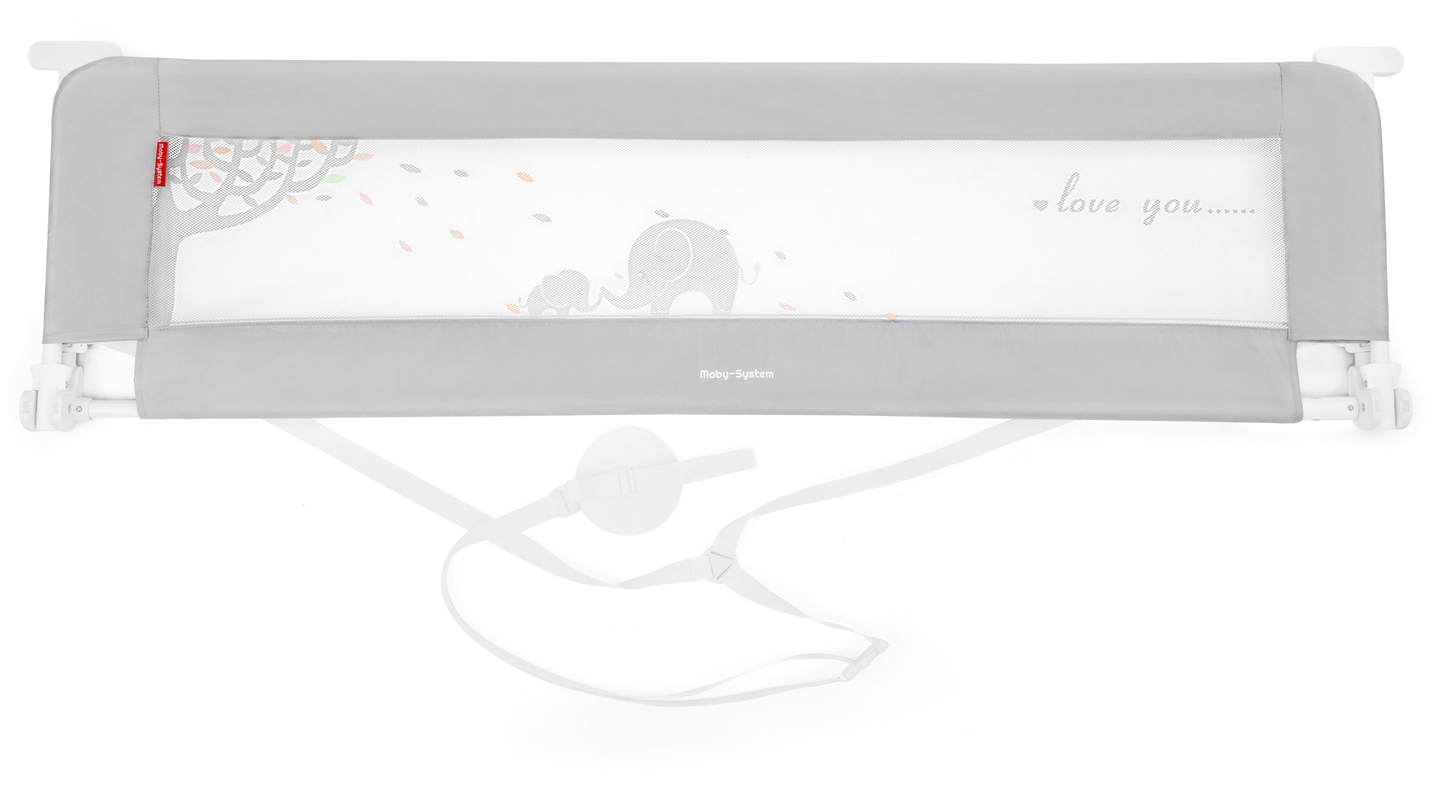 Bettschutzgitter - Bed Rail - Farbe: grau