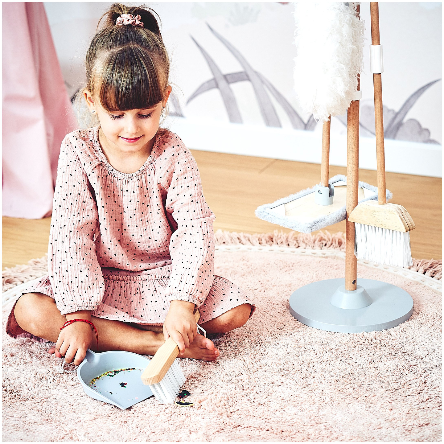 Reinigungsset aus Holz