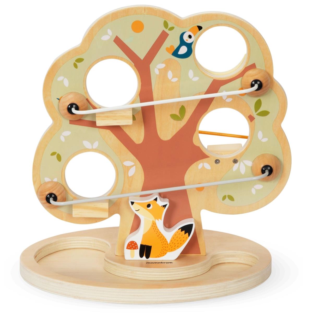 Holzkugelrutschbahn - Grüner Baum