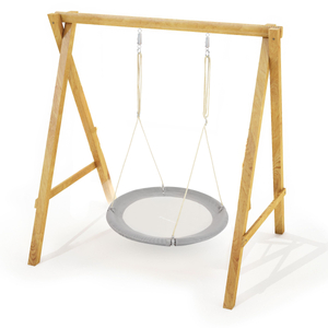 HyperMotion Storchennest-Schaukel - 100 cm Durchmesser, Farbe grau