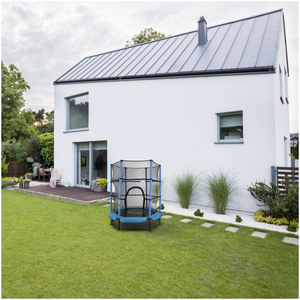 Heimtrampolin 140 cm mit Schutznetz - für Kinder von 3-6 Jahren