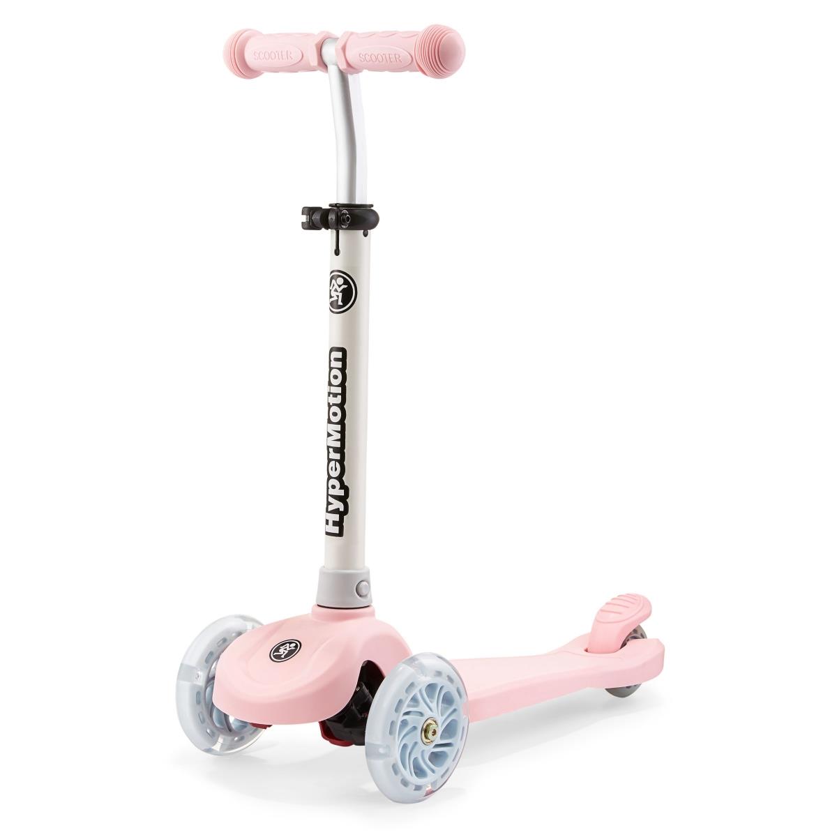 TRINGO dreirädriger Balance-Scooter, 3-8 Jahre alt – rosa + leuchtende LED-Räder