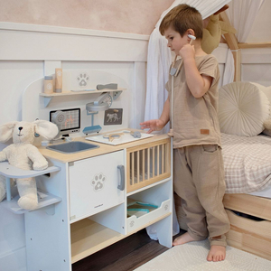 Tierklinik - Set aus Holz