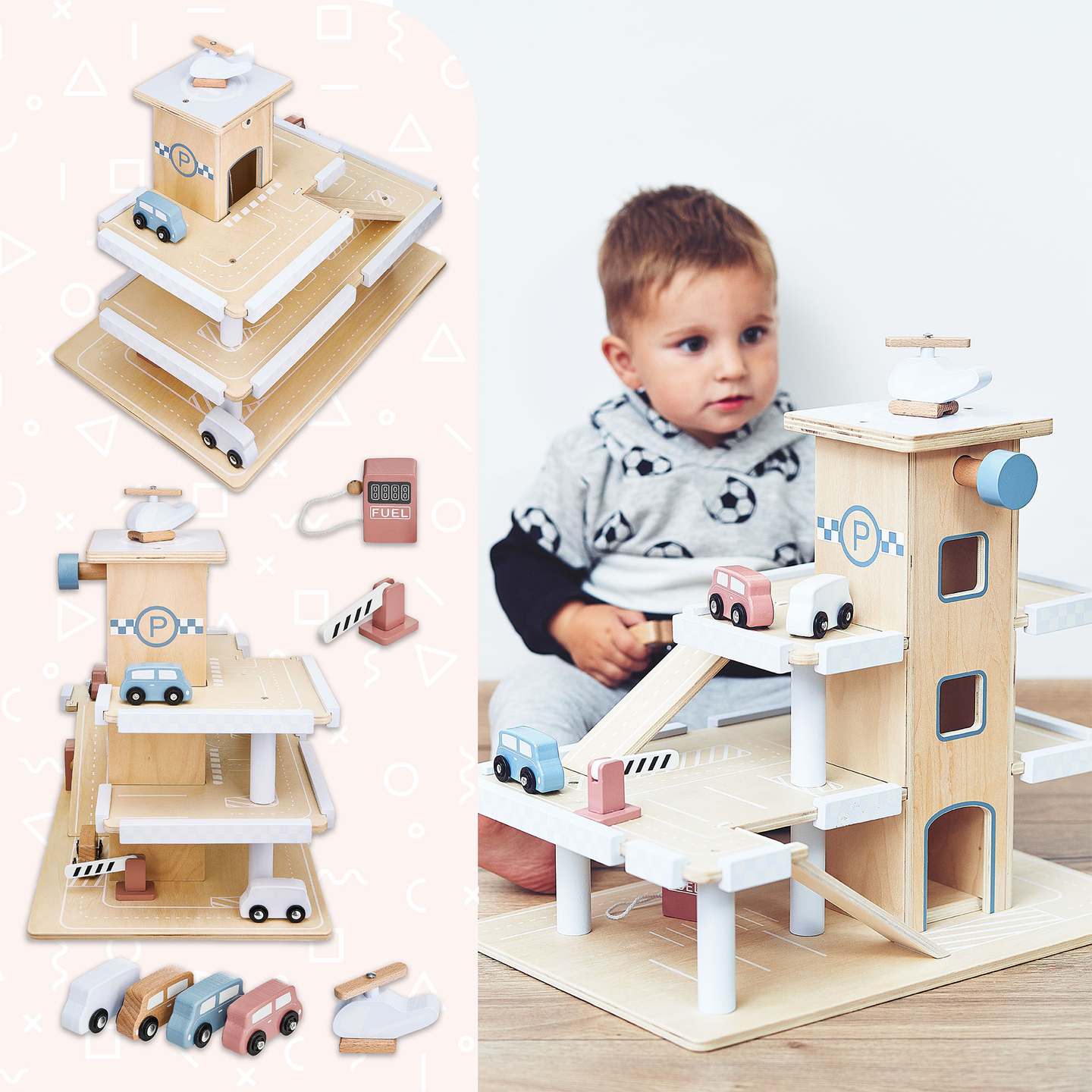 Holzparkplatz des Entdeckers