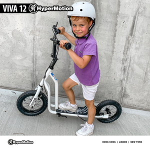 HyperMotion VIVA 12 Roller (aufblasbare Räder 30 cm) - Weiß