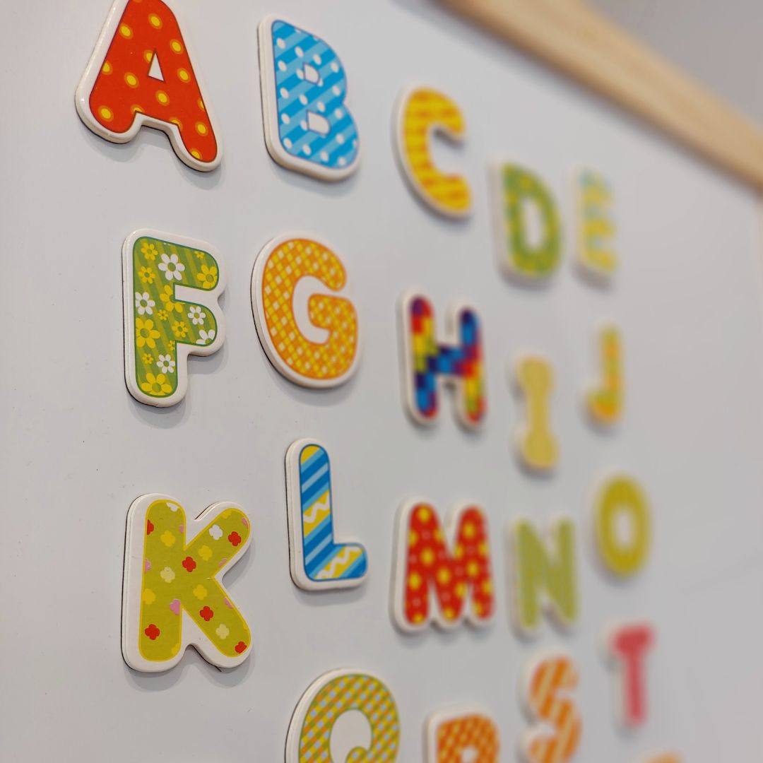 Große doppelseitige Lehrtafel: Magnet- und Kreidetafel - Trockenlöschtafel, Holz