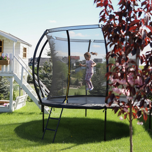 HyperMotion Kinder-XL-Gartentrampolin – 305 cm 10FT – mit Leiter und Innennetz – für Haus und Garten