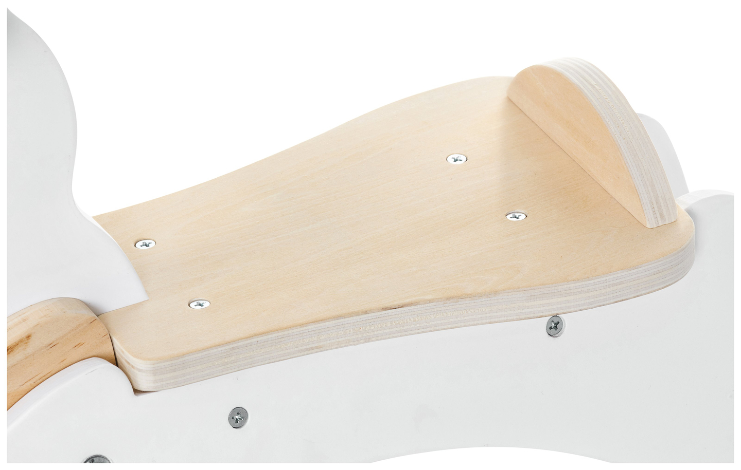 Holzschaukelpferd - weiß - ab 12 Monaten