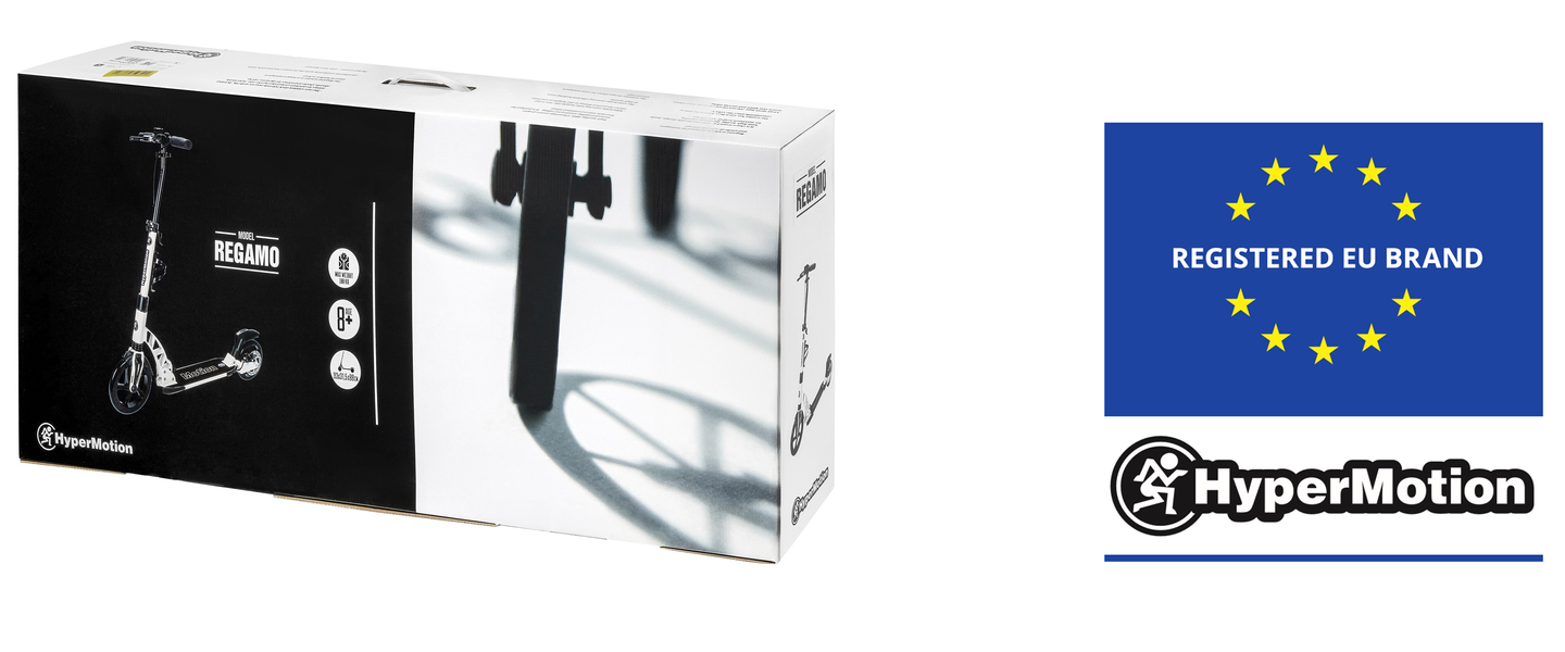 Roller für Erwachsene HyperMotion REGAMO - schwarz