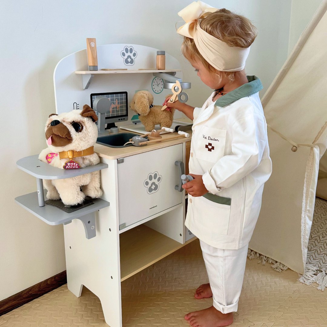 Tierklinik - Set aus Holz