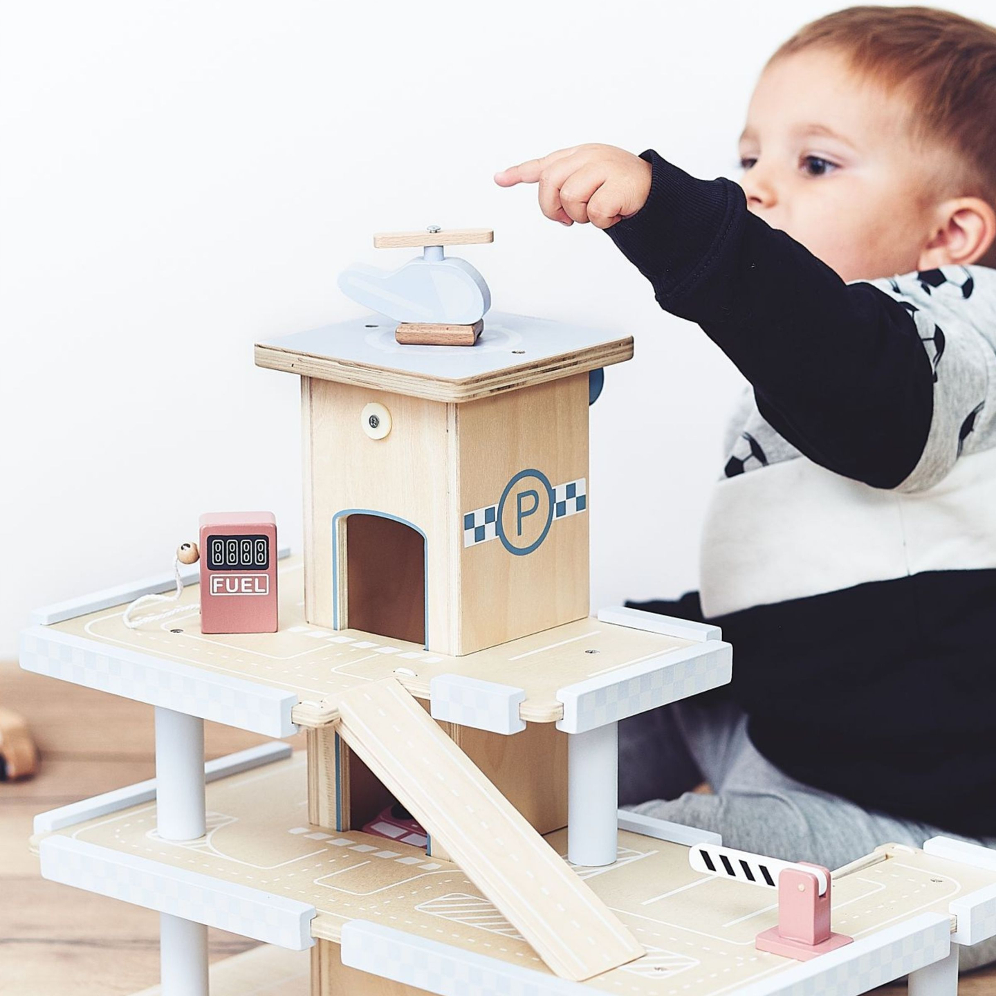 Holzparkplatz des Entdeckers