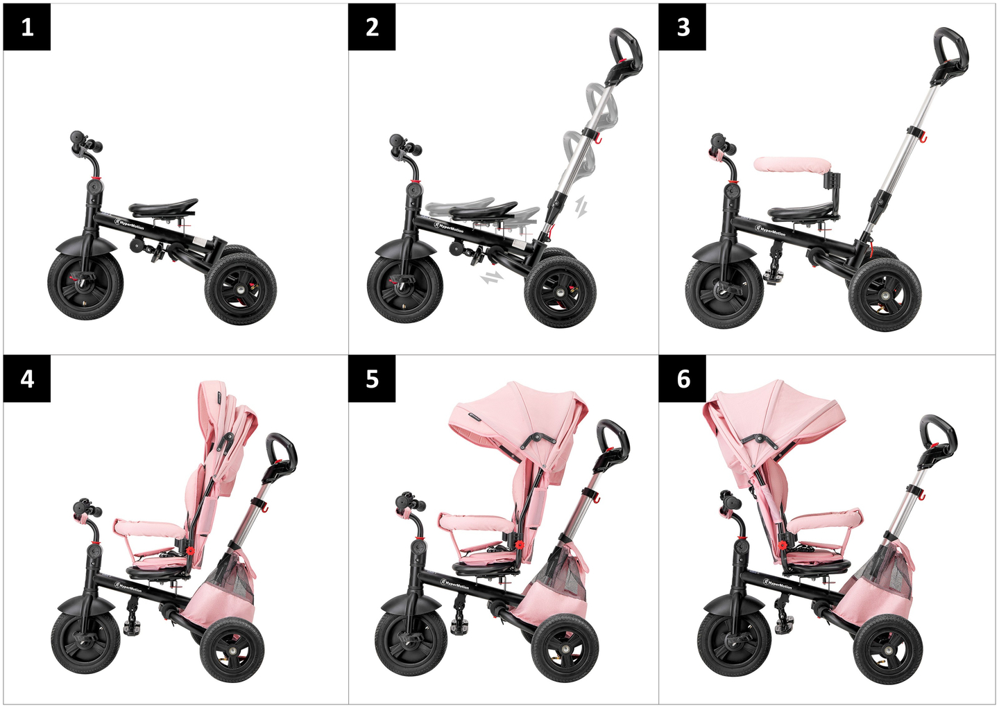 Dreirad Tobi Velar – grau