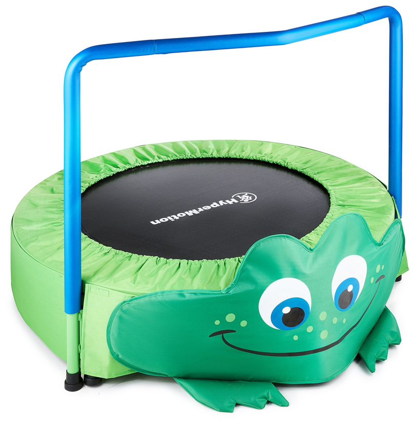 Frosch - Mini-Trampolin für Kinder - mit Griff - 50 kg max - 91 cm - für Haus und Garten