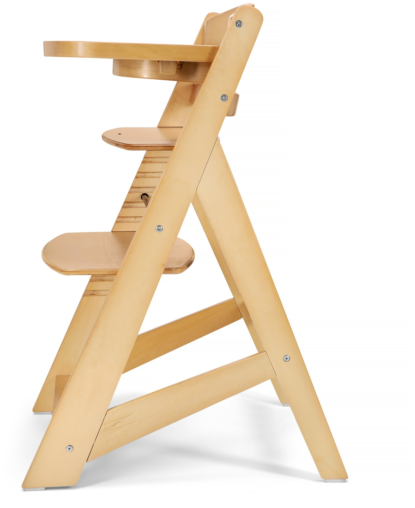 Holz-Hochstuhl Moby-System WOODY - Farbe Naturholz