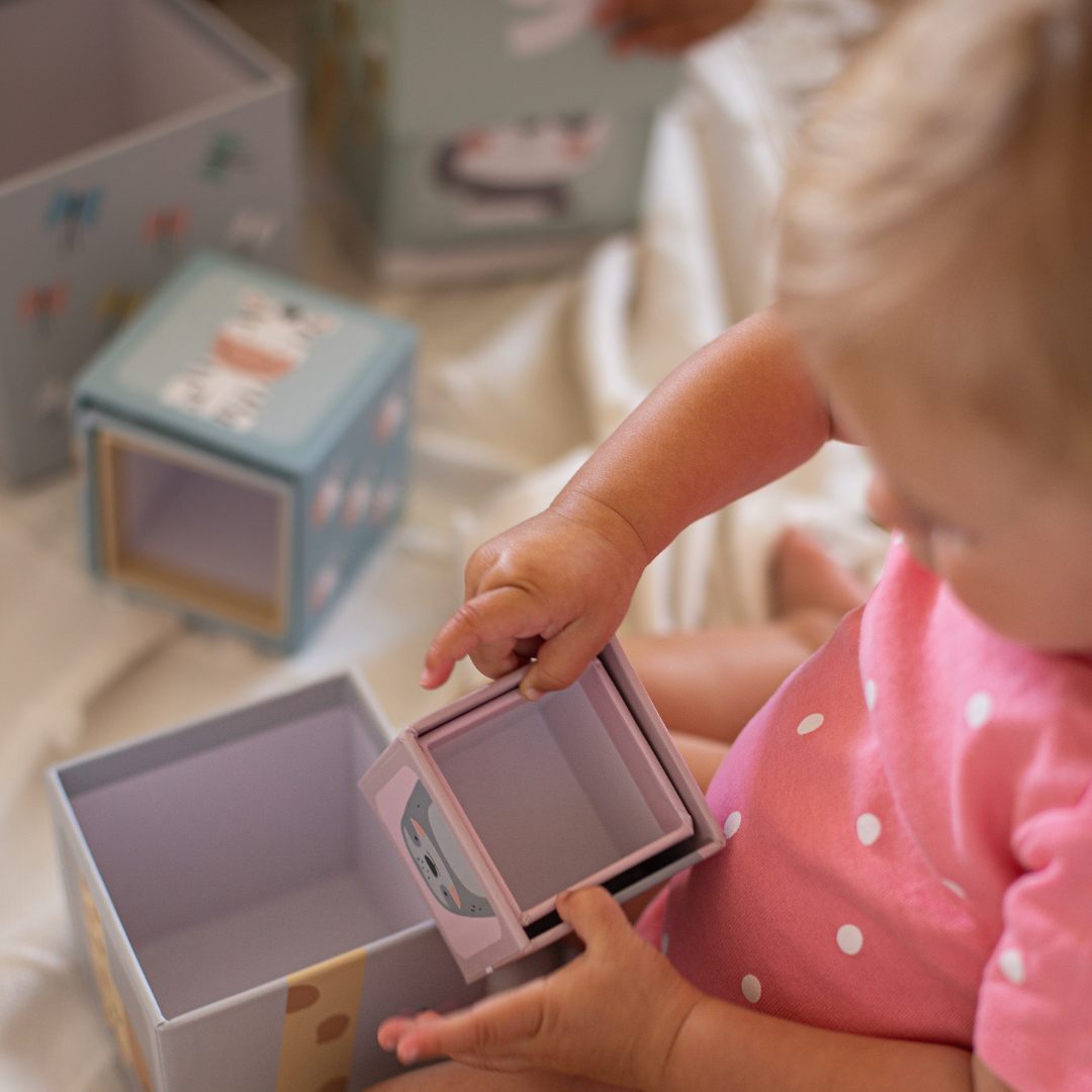 Puzzleturm für Kinder 10 Stück - Zahlen und Tiere
